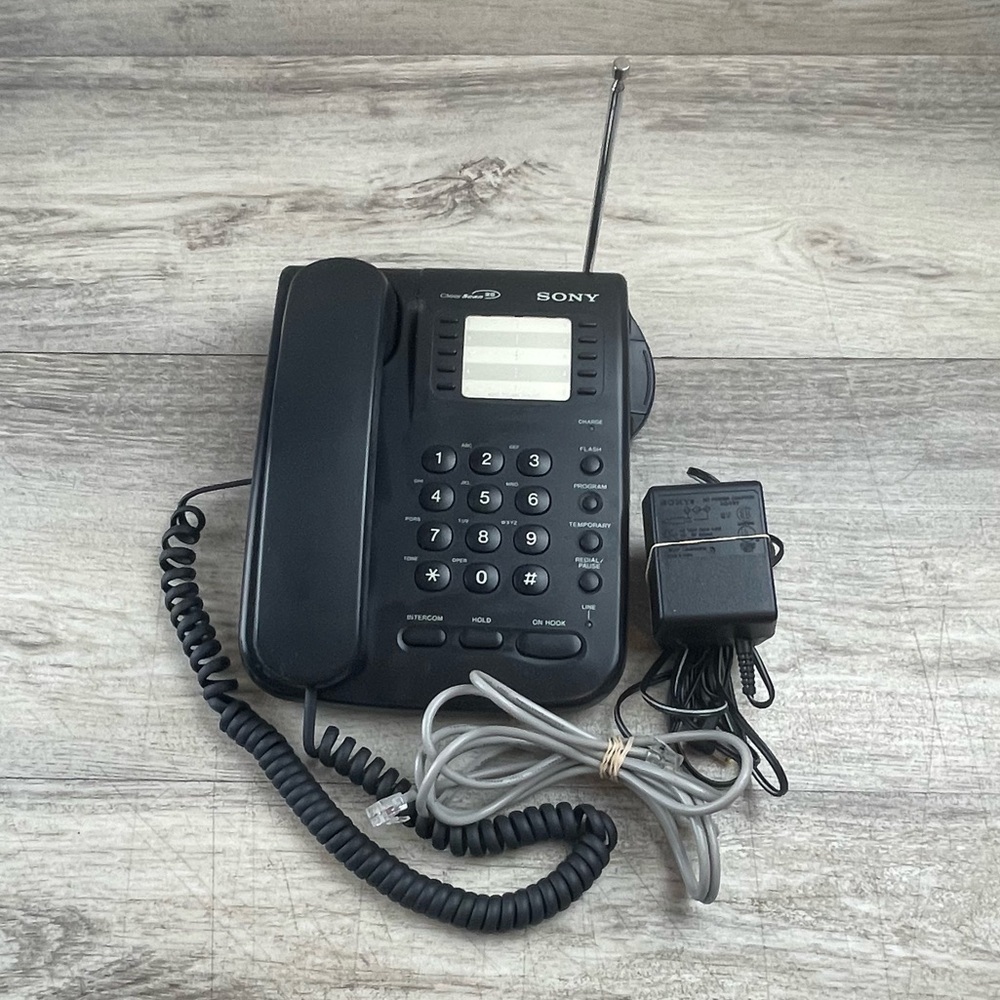 Sony Corded Telephone Clear Scan 25 SPP-Q400 Multi Line Hold Intercom